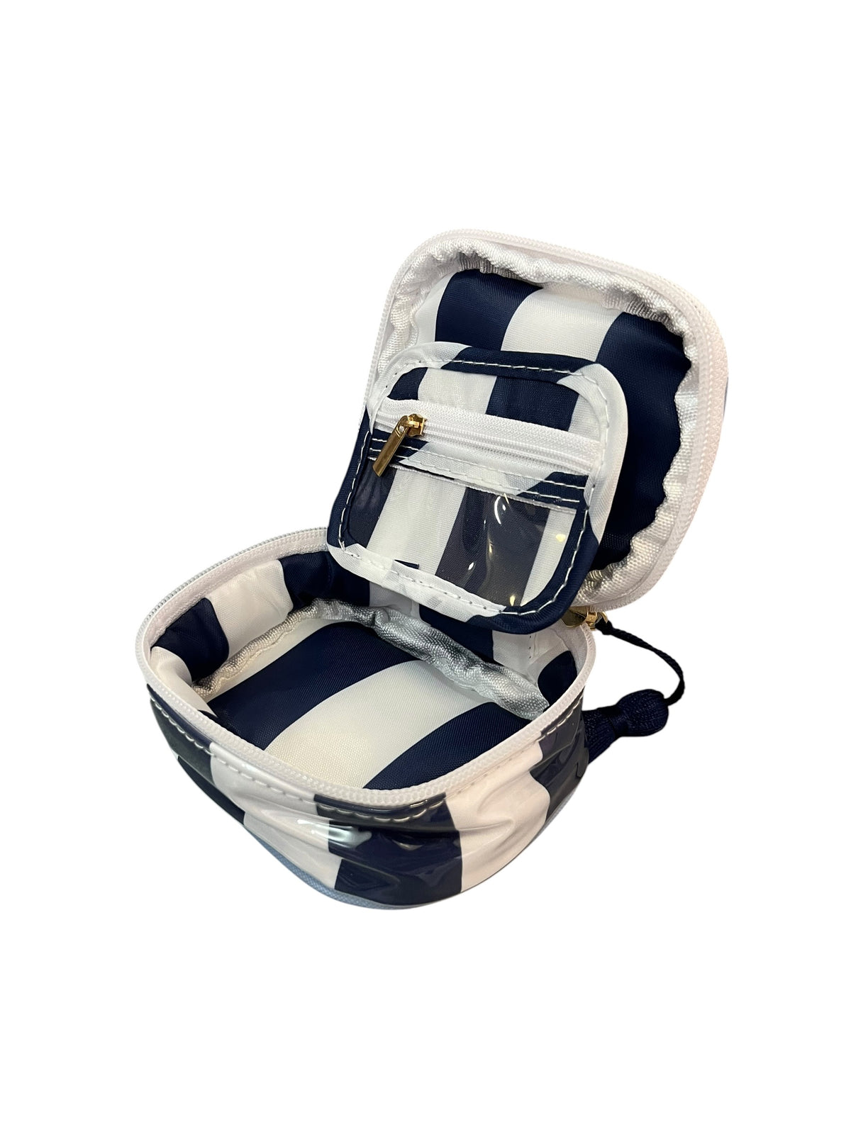 Sweet Stripe Jewelry Case - Navy/White