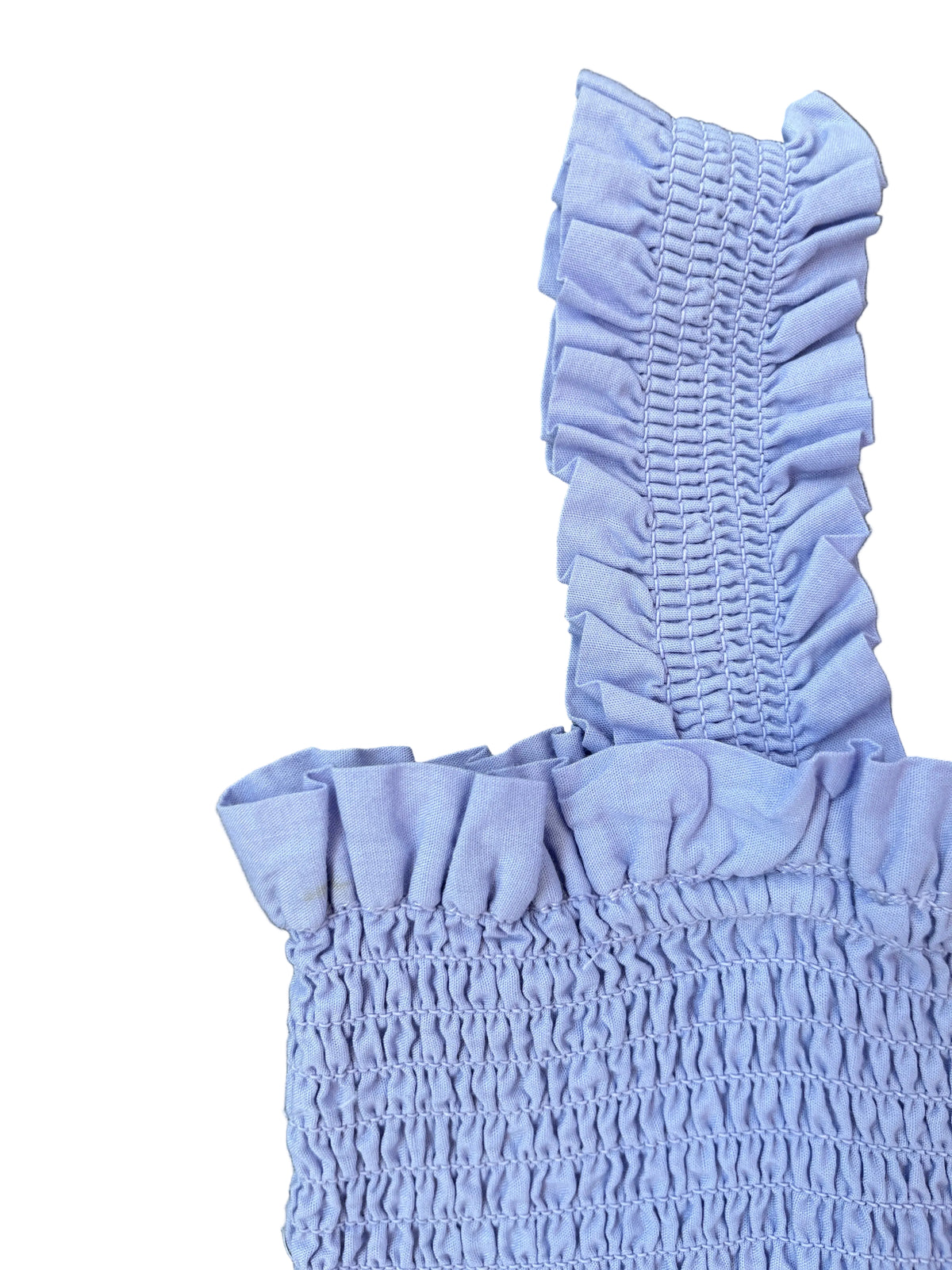 Rolfia Smocked Tank - Cool Lilac