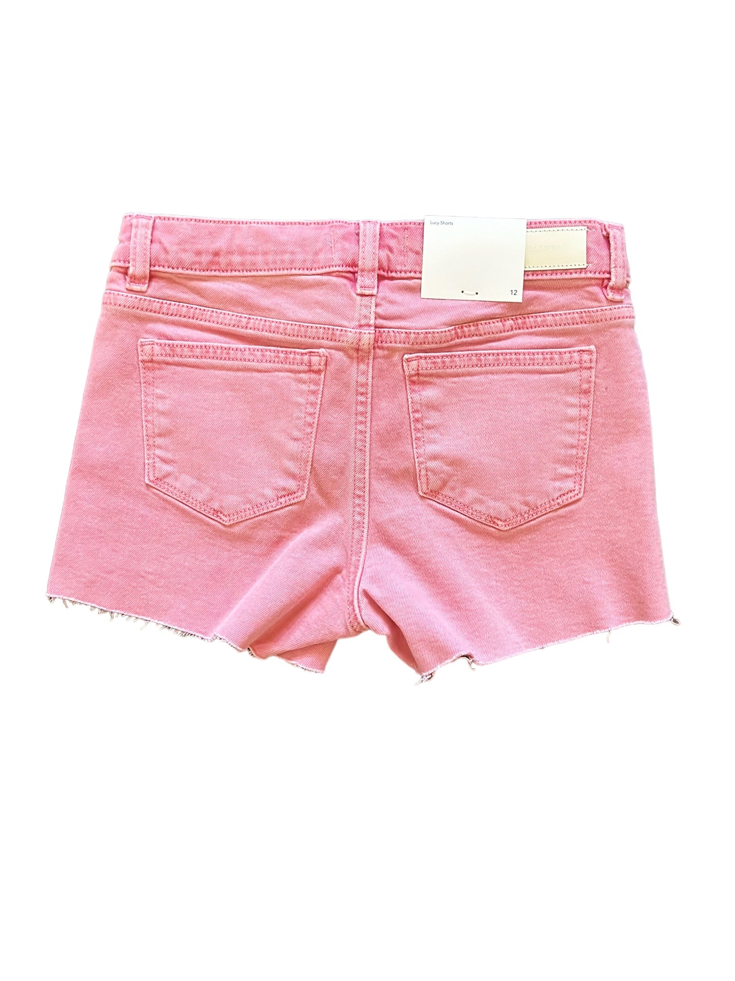 Lucy Denim Cut Off Shorts - Dusty Rose