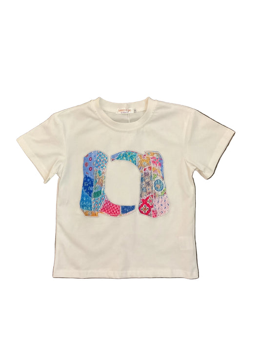 Patchwork Boots Tee