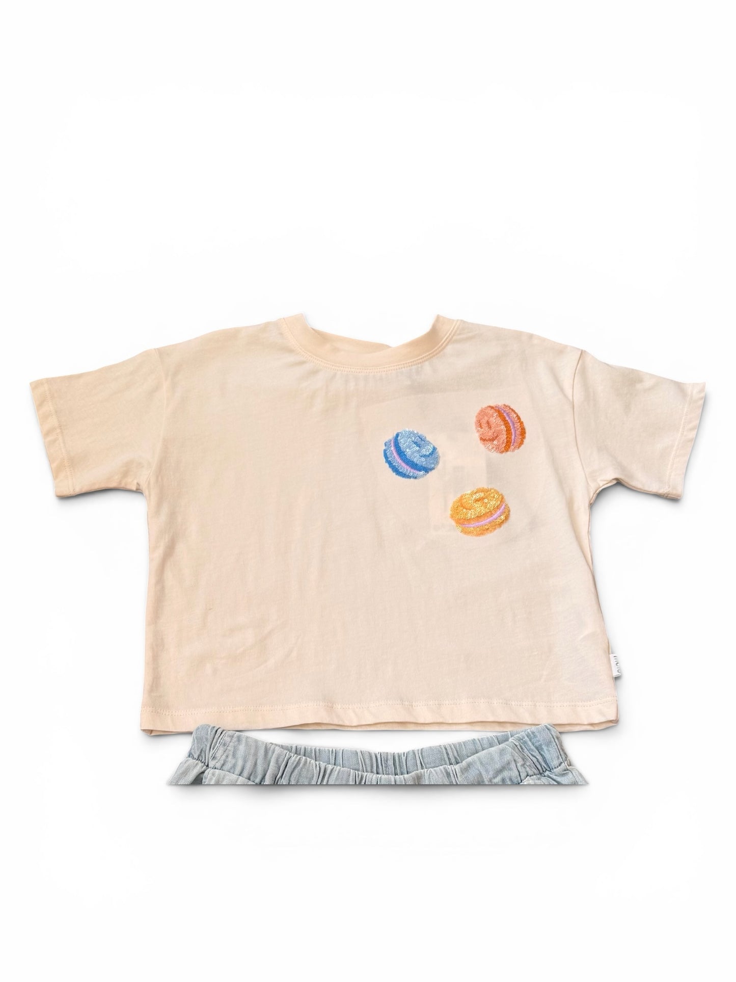 Reinette Sequin Macaroon Tee