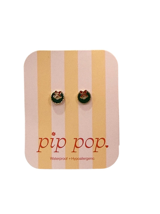 Pip Pop Wreath Stud Earrings