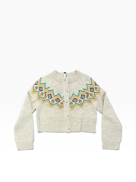 Molo Gemma Fair Isle Cardigan
