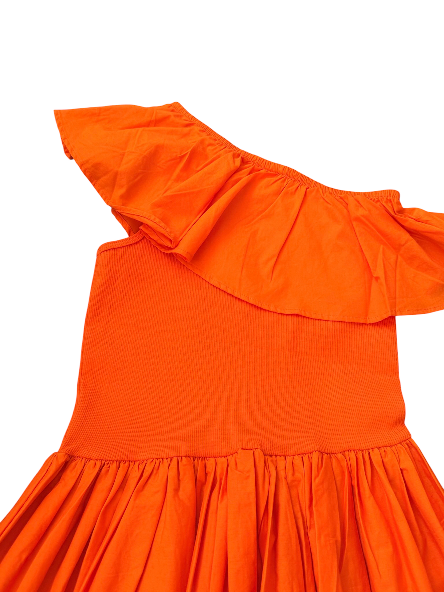 Chloey One Shoulder Ruffle Dress