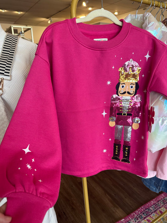 Sequin Nutcracker Sweatshirt