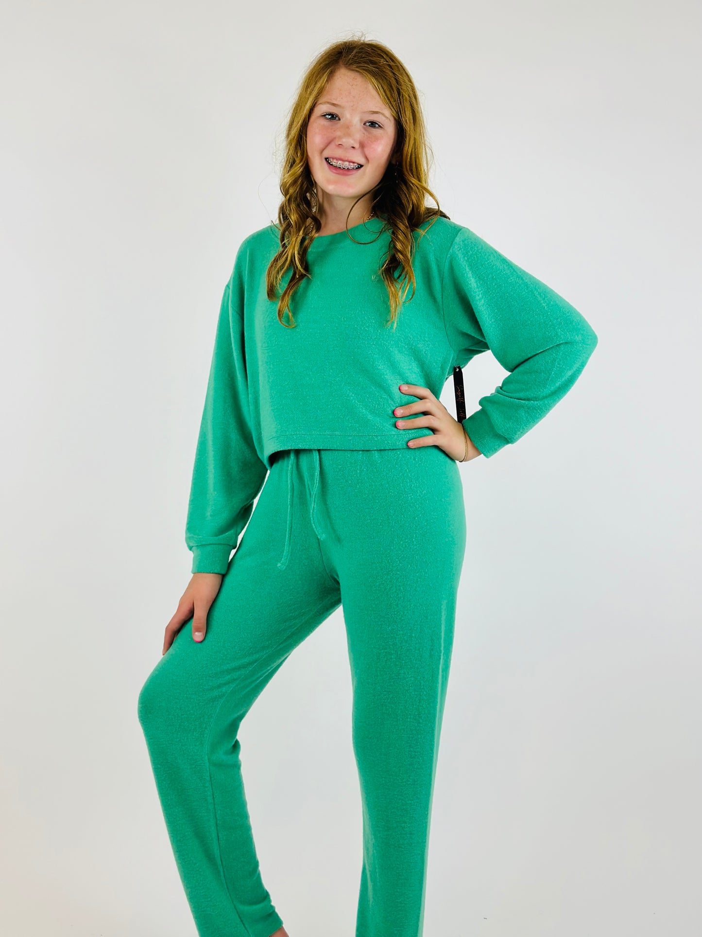 Cuddle Soft Straight Leg Lounge Pant - Green