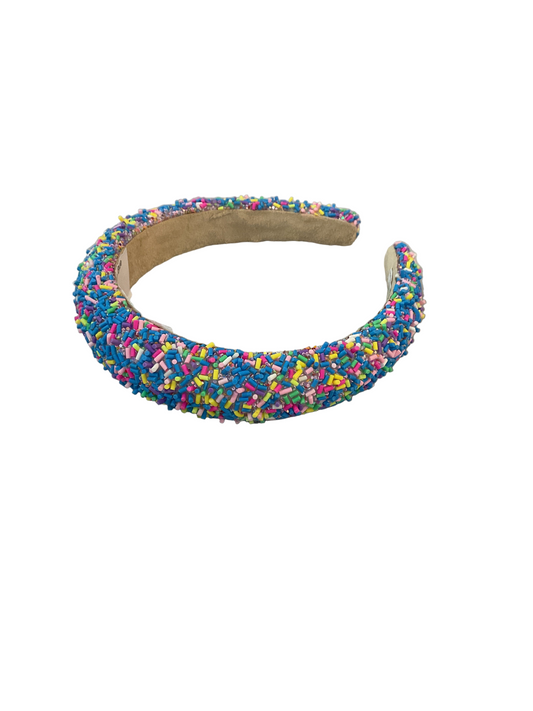 Sprinkles Headband - Blue