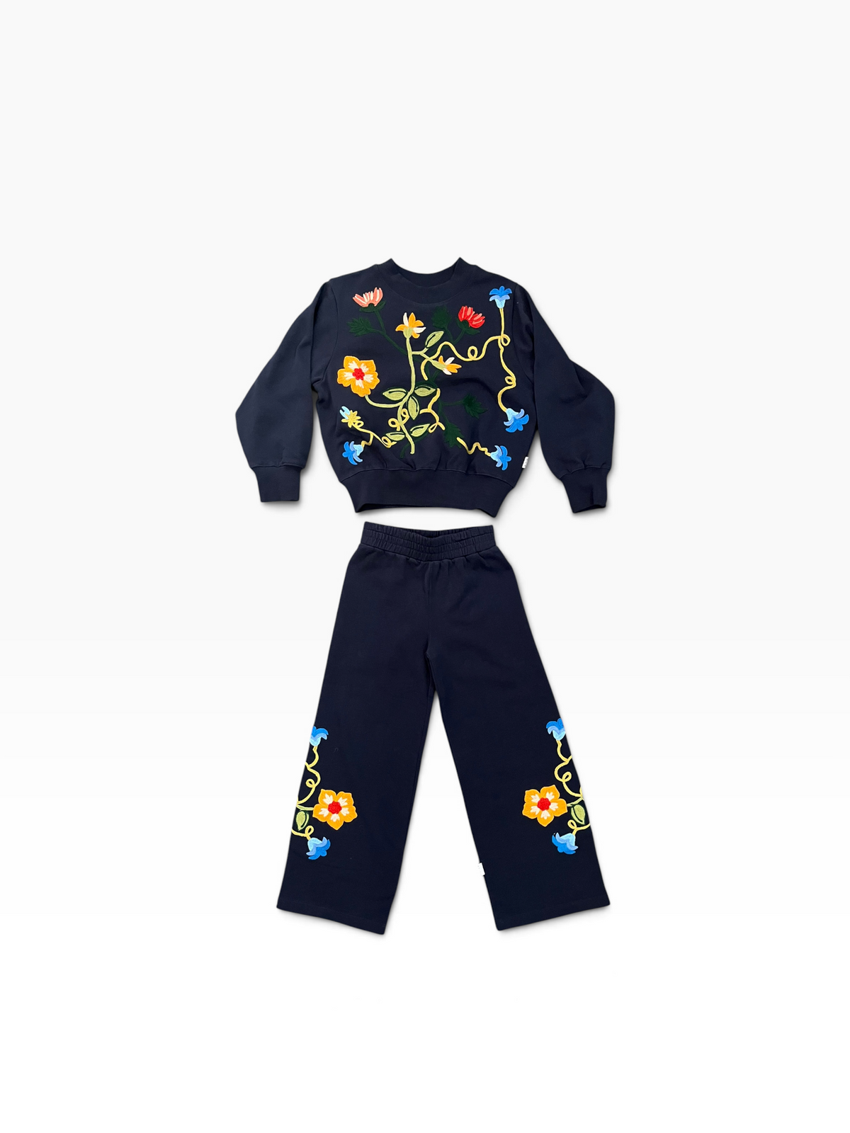 Molo Aurita Embroidered Sweatpants - Navy