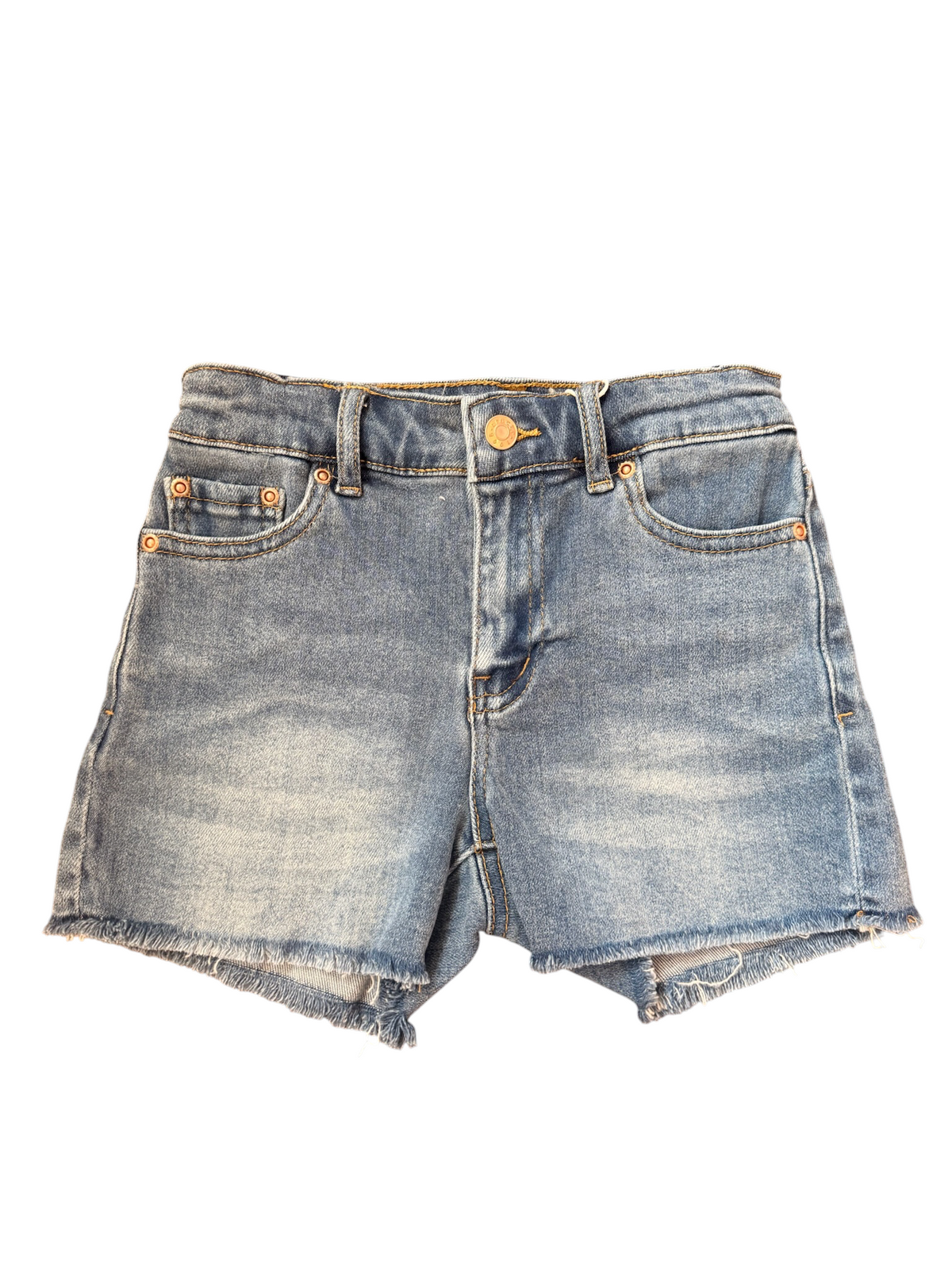 Back Bow Pocket Denim Shorts