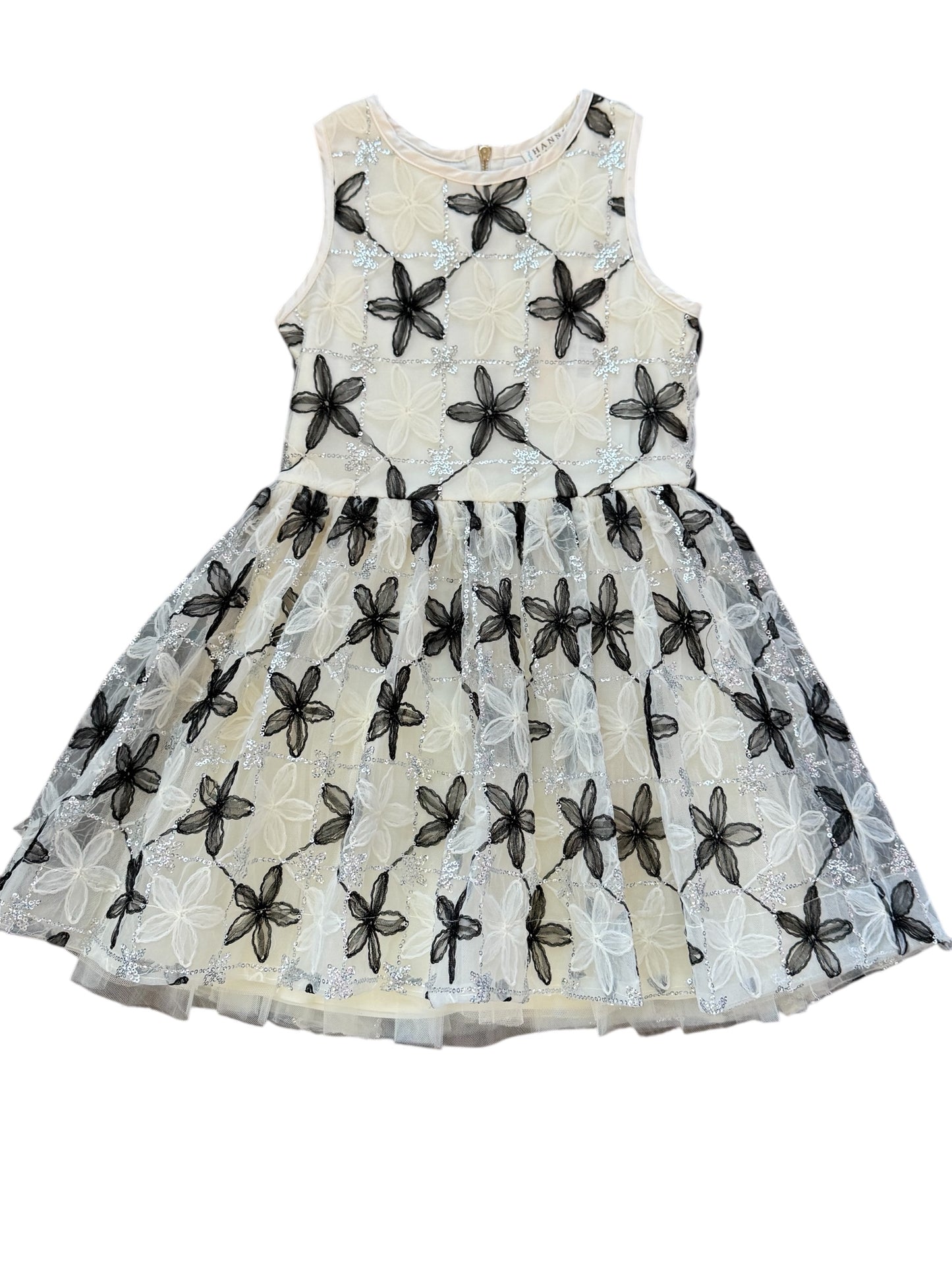 Flower Mesh Party Dress