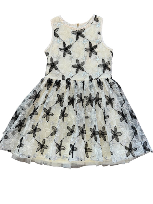 Flower Mesh Party Dress