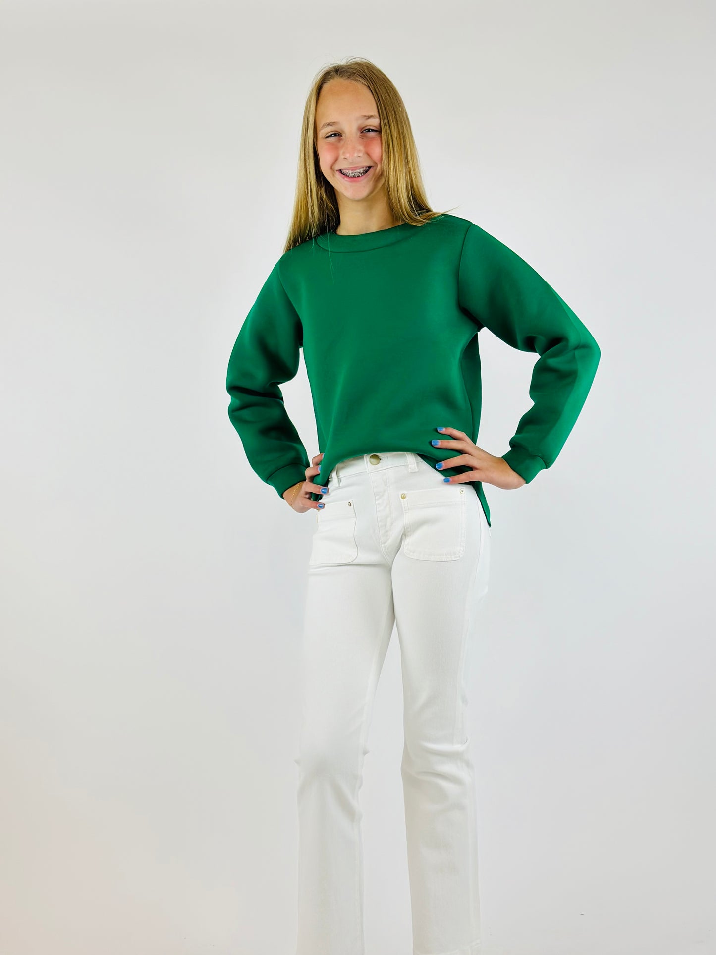 Neoprene Sweatshirt - Green