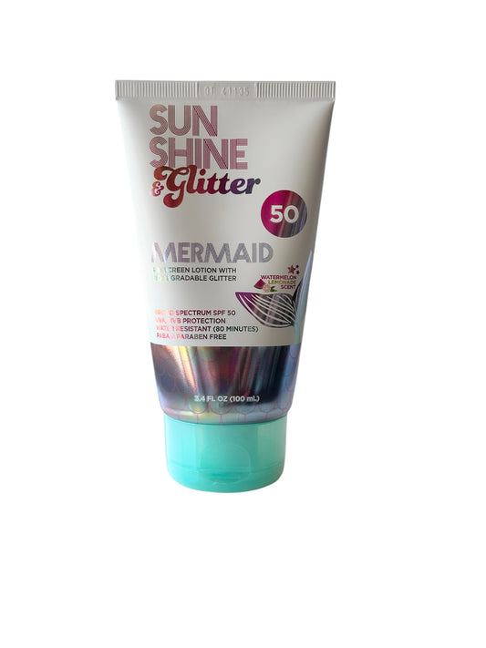 Sunshine & Glitter Mermaid SPF 50 Lotion