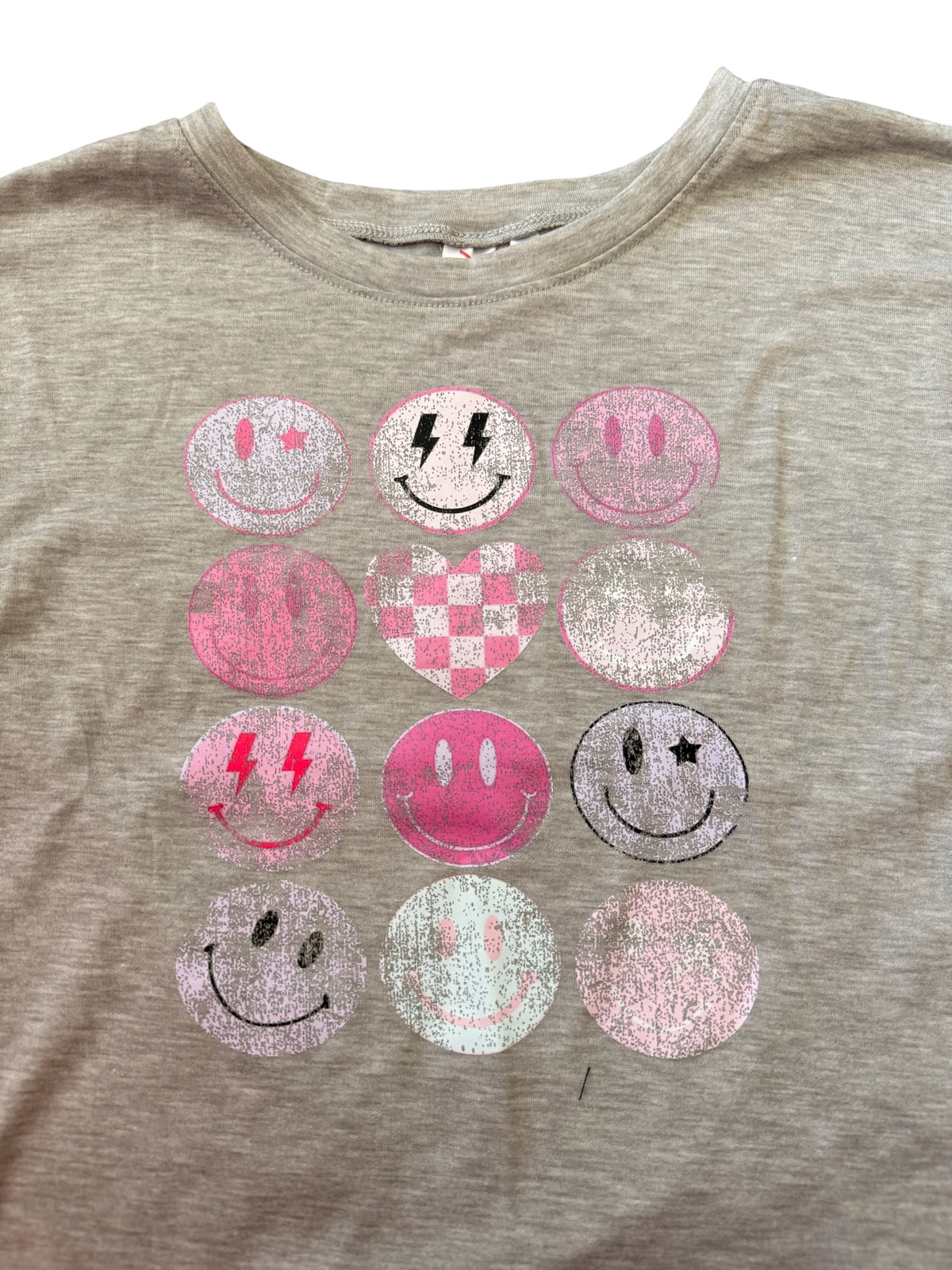 Multi Smiley Faces Tee