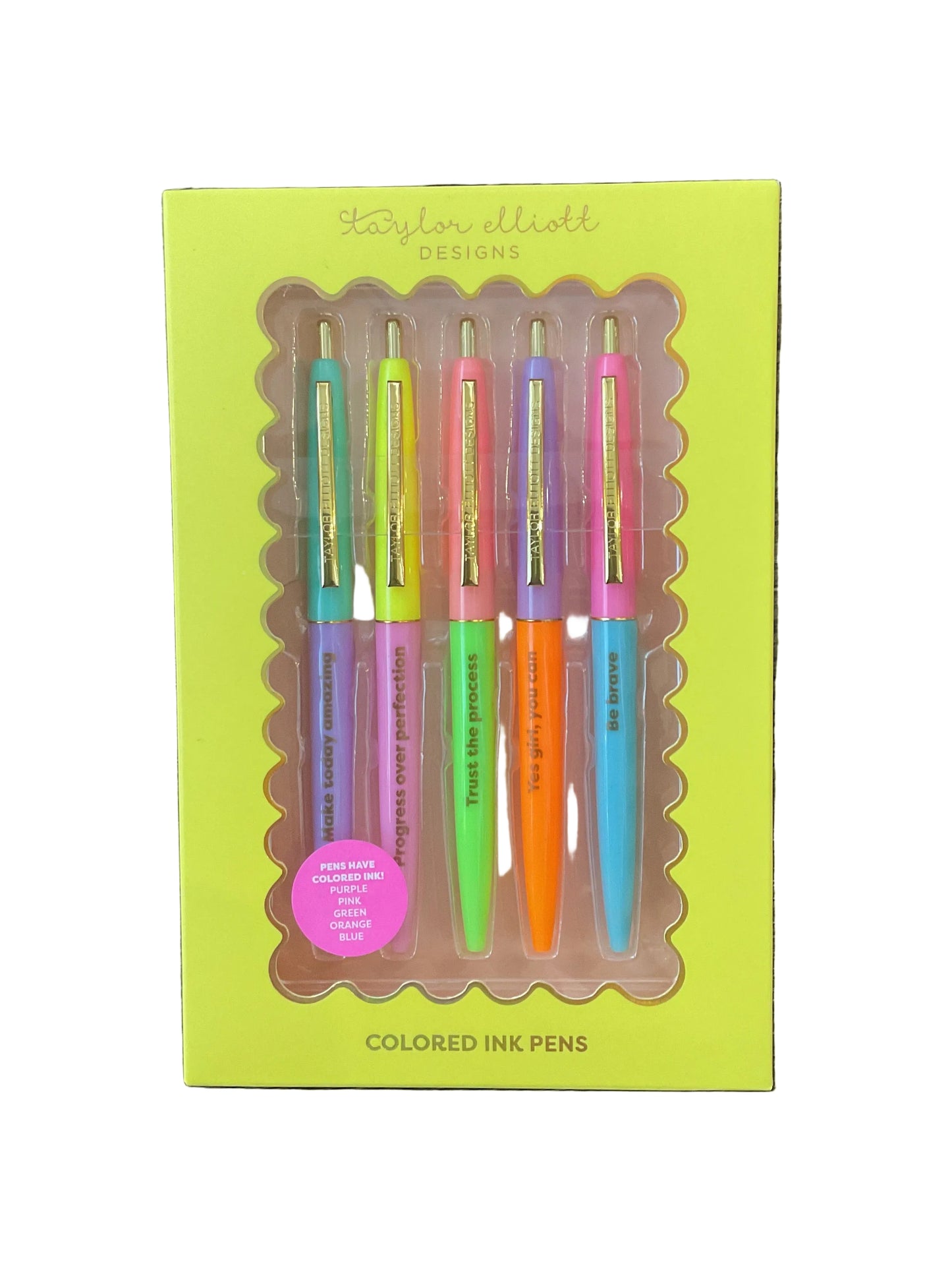 Set of 5 Happy Pen Set