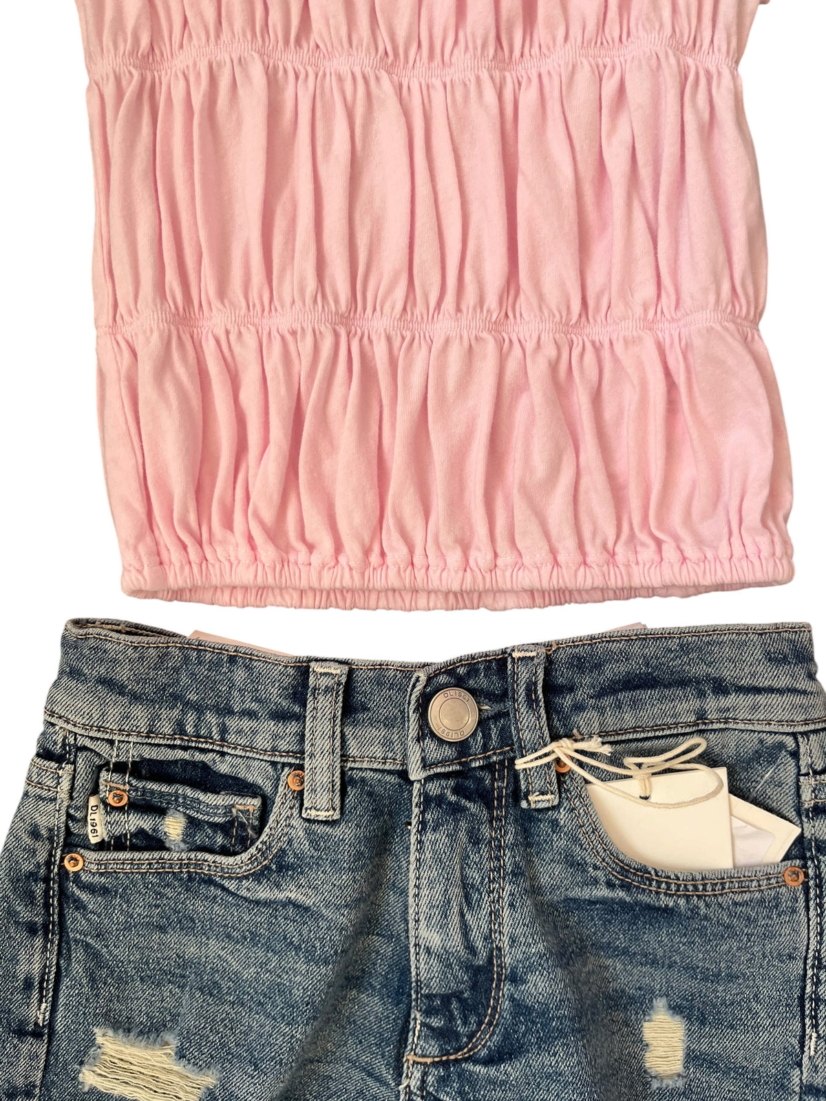 Tenly Ruched Tank - Pink Guava