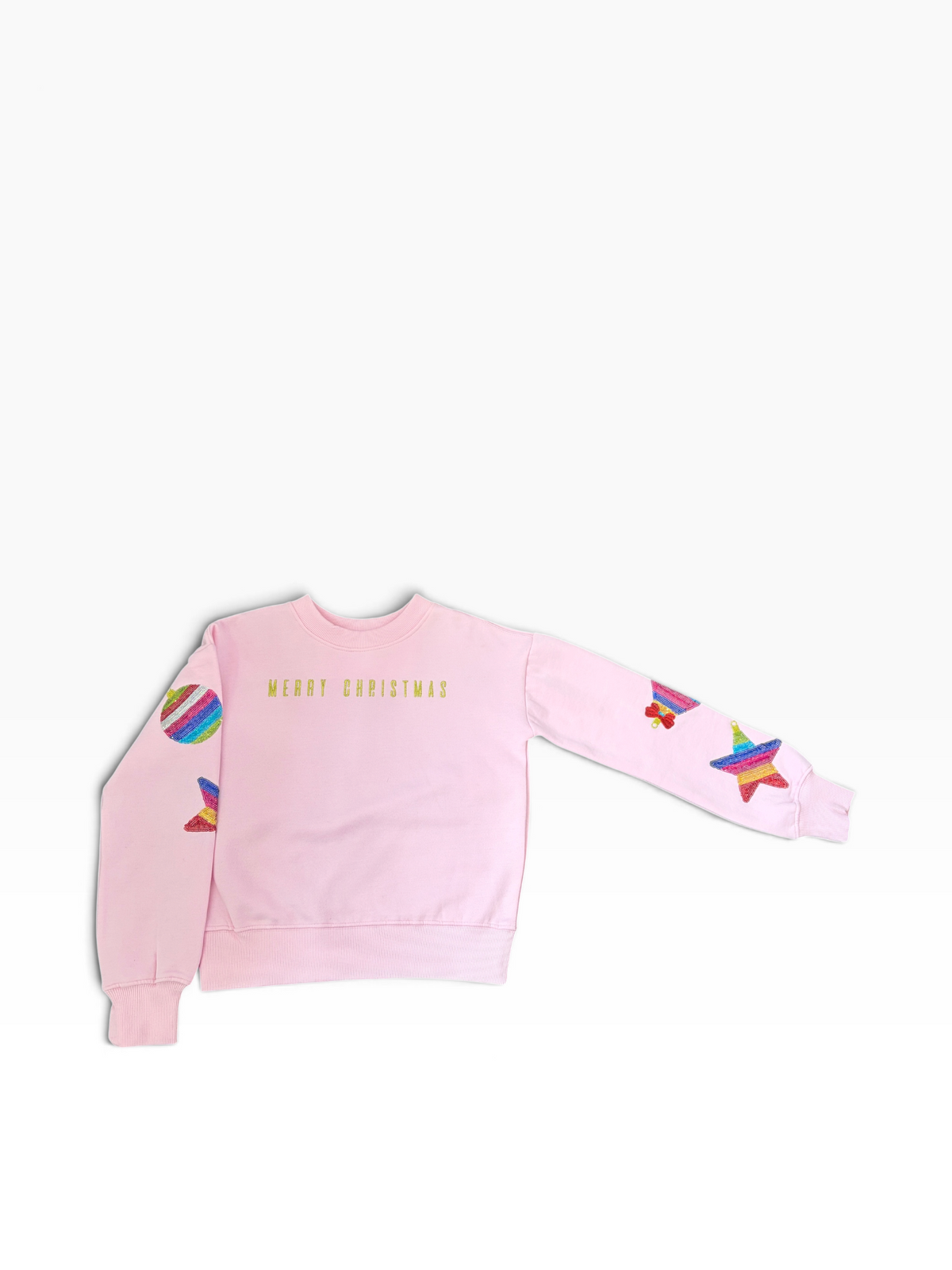 Merry Christmas Sequin Ornaments Sweatshirt