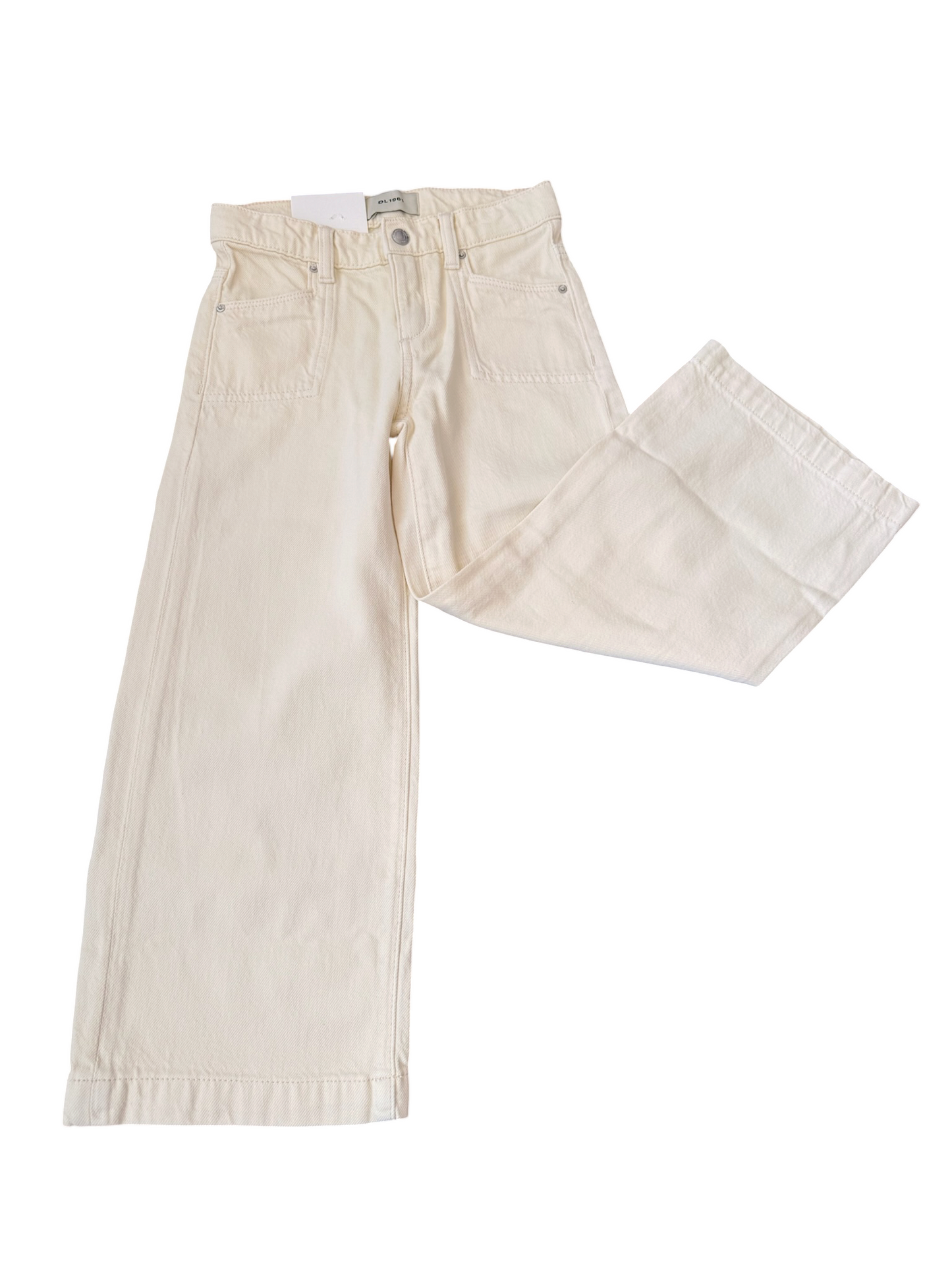 Lily Wide Leg w/Front Pockets - Ivory