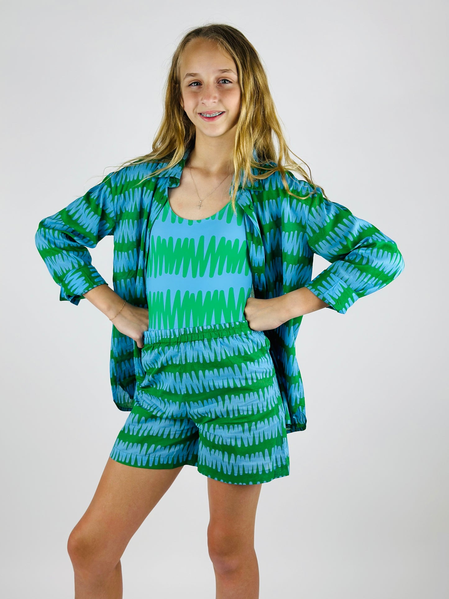 Beach Vibes Swim Cover Shirt