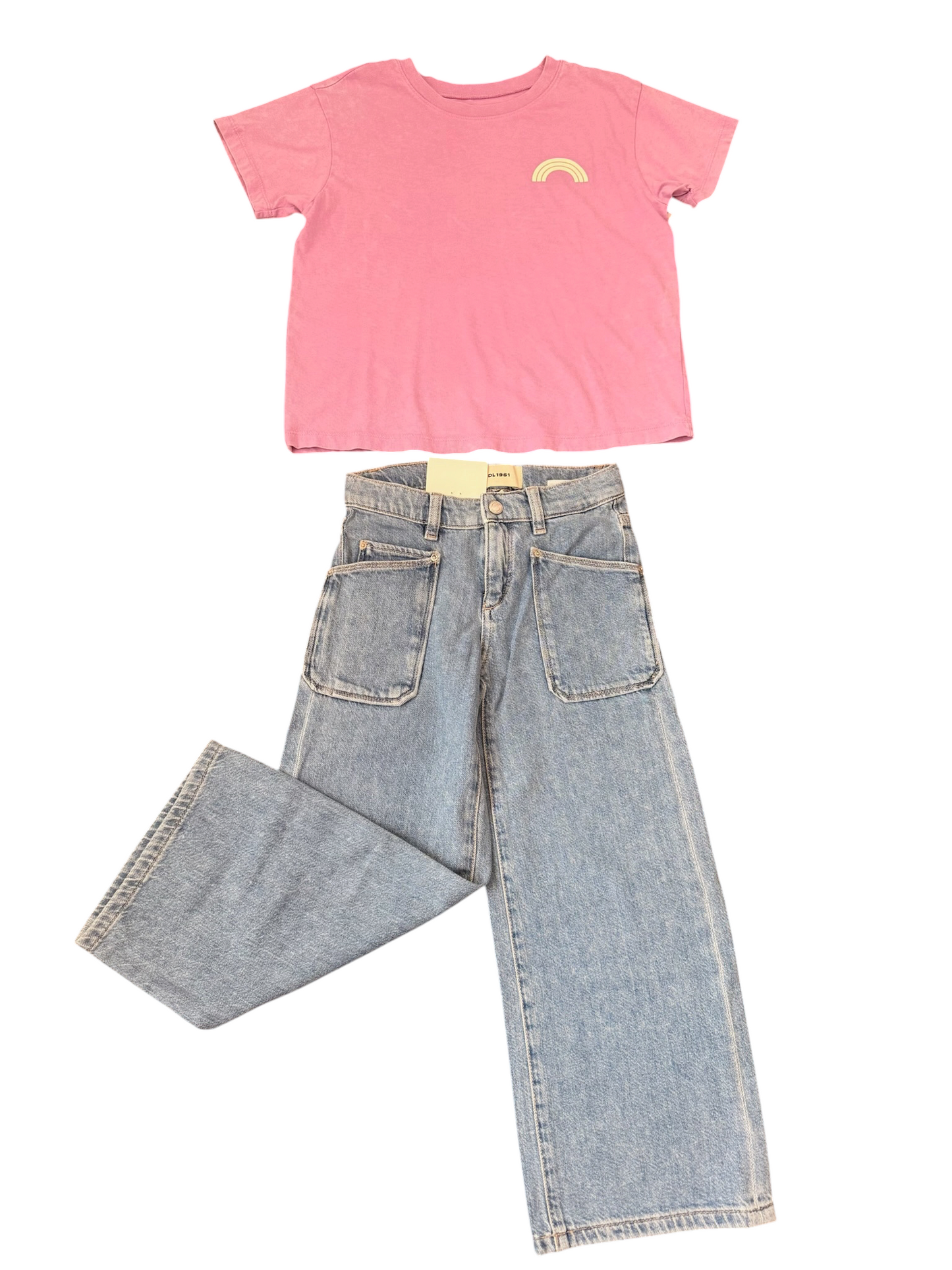 Lily Wide Leg w/Front Pockets - Lt. Blue