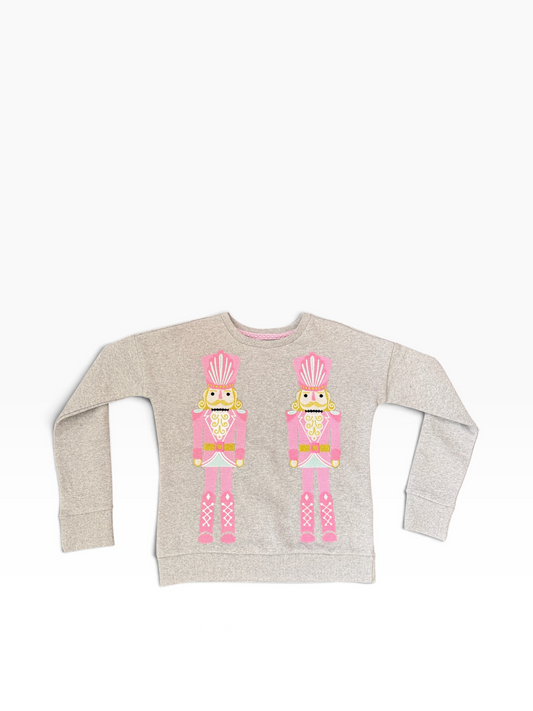 Nutcracker Embroidered Sweatshirt