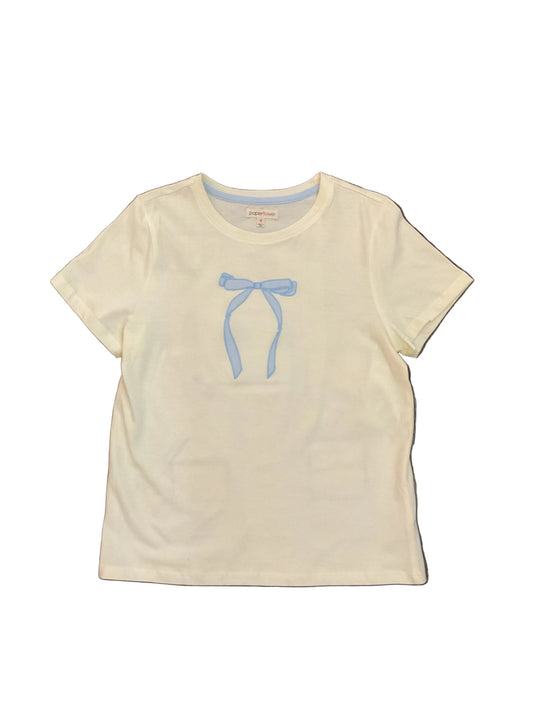 Embroidered Bow Graphic Tee