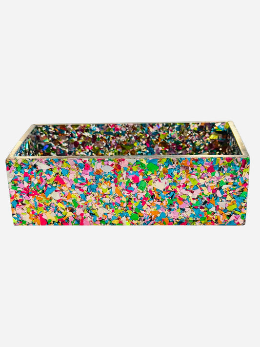 Colorful Confetti Anything Holder