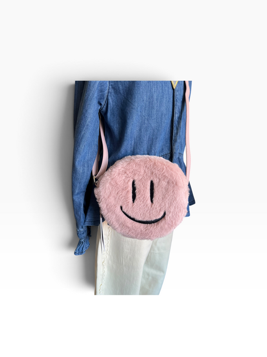 Molo Fluffy Smile Bag - Blush