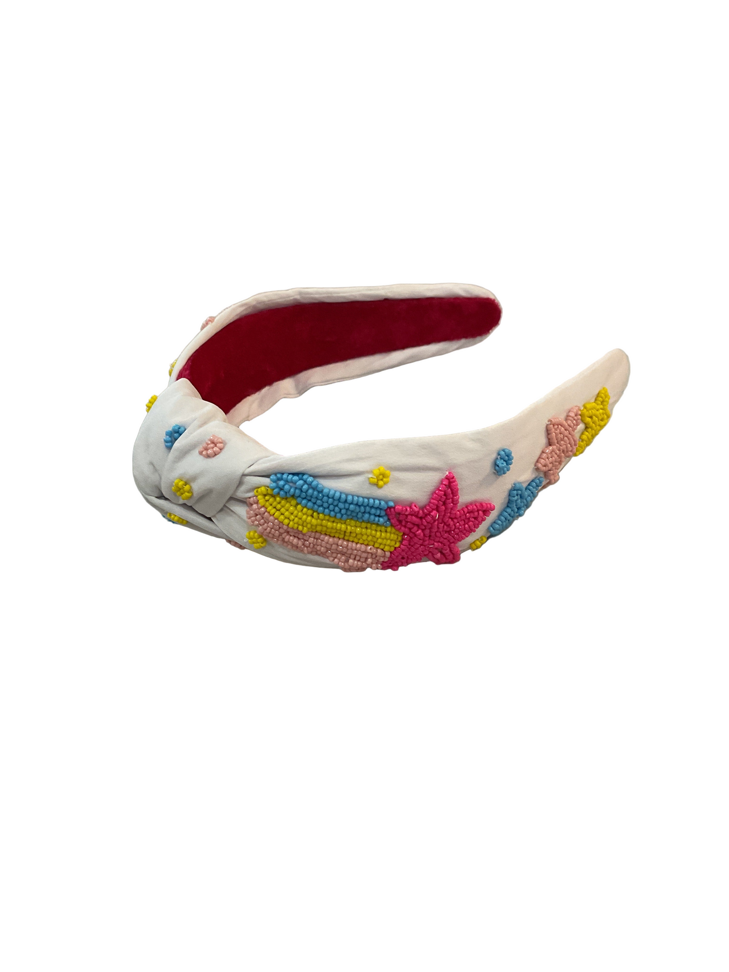 Rainbow Shooting Star Knotted Headband