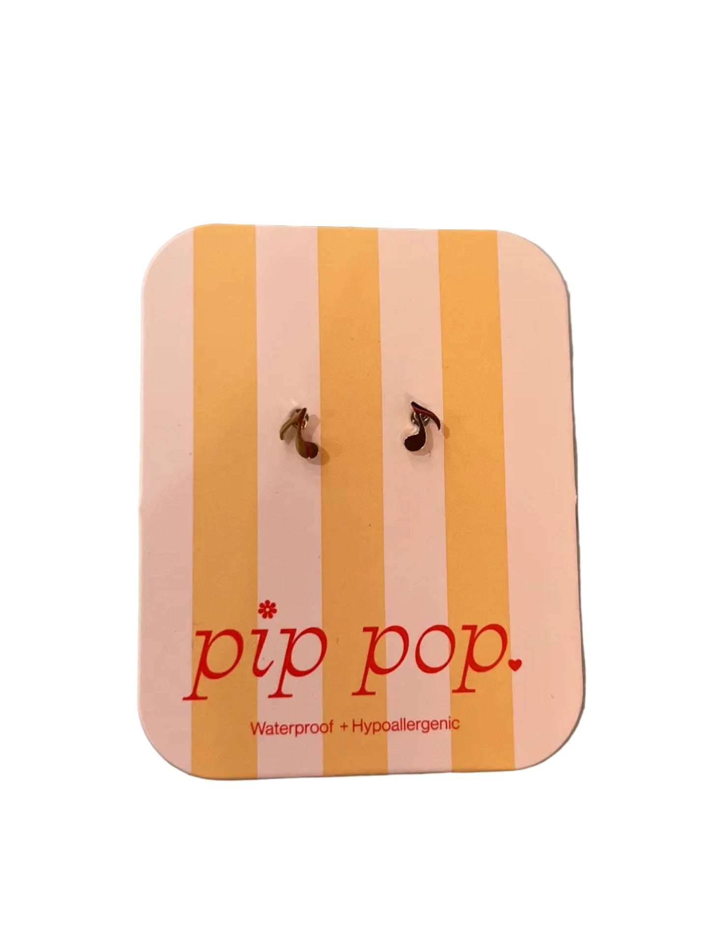 Pip Pop Musical Note Stud Earrings
