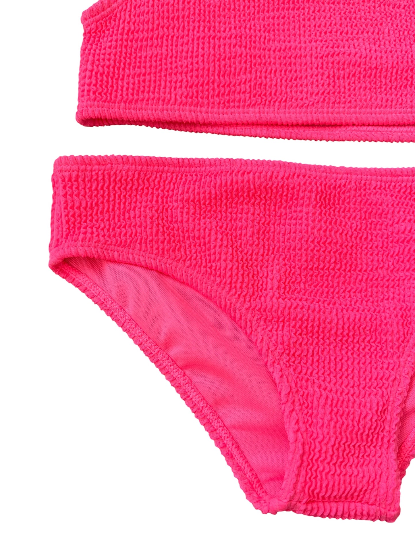 Fay Crinkle Tankini - Fuchsia