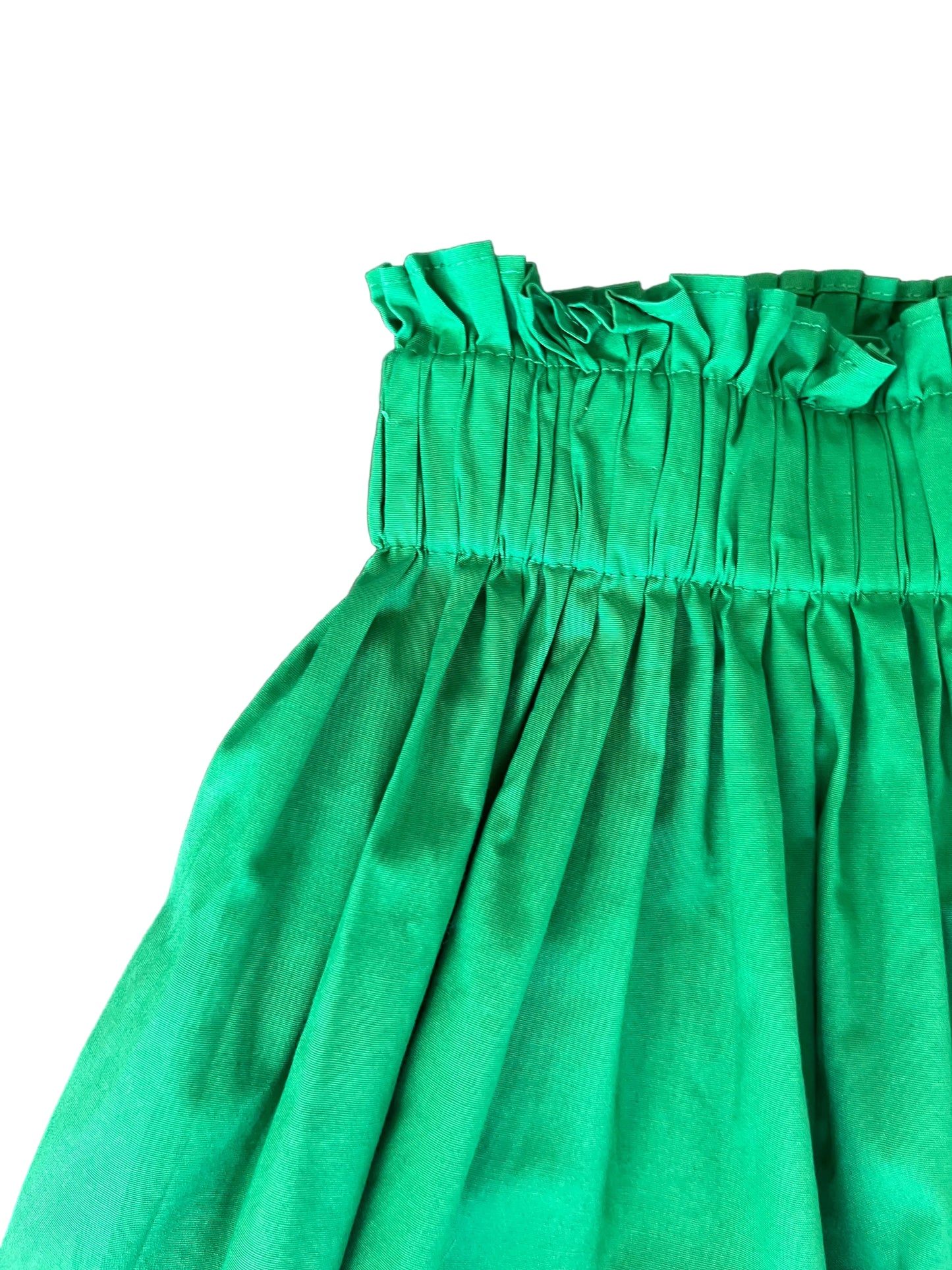 Tenly Poplin Midi Skirt - Kelly Green