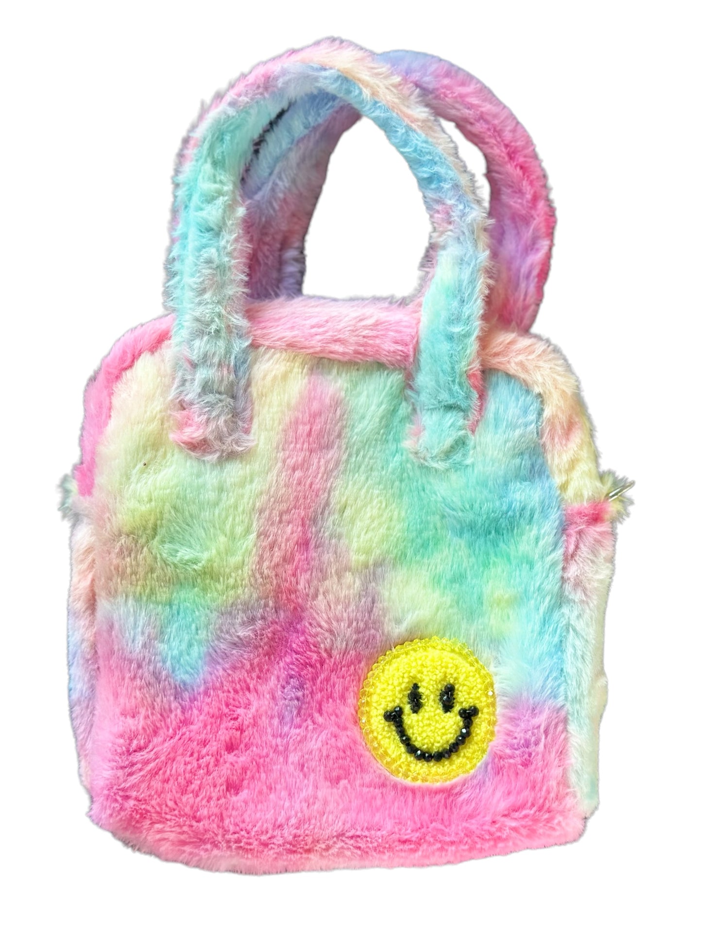 Smiley Fur Tote