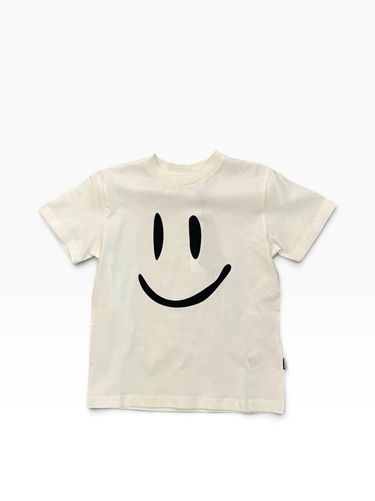 Molo Roxo Smiley Face Tee - Ivory