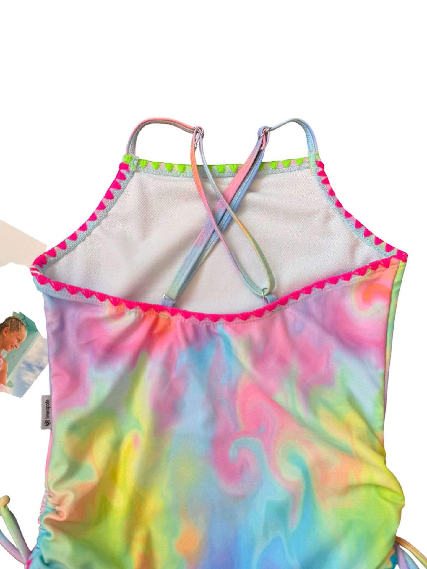 Azura Two Piece with Embroidered Trim