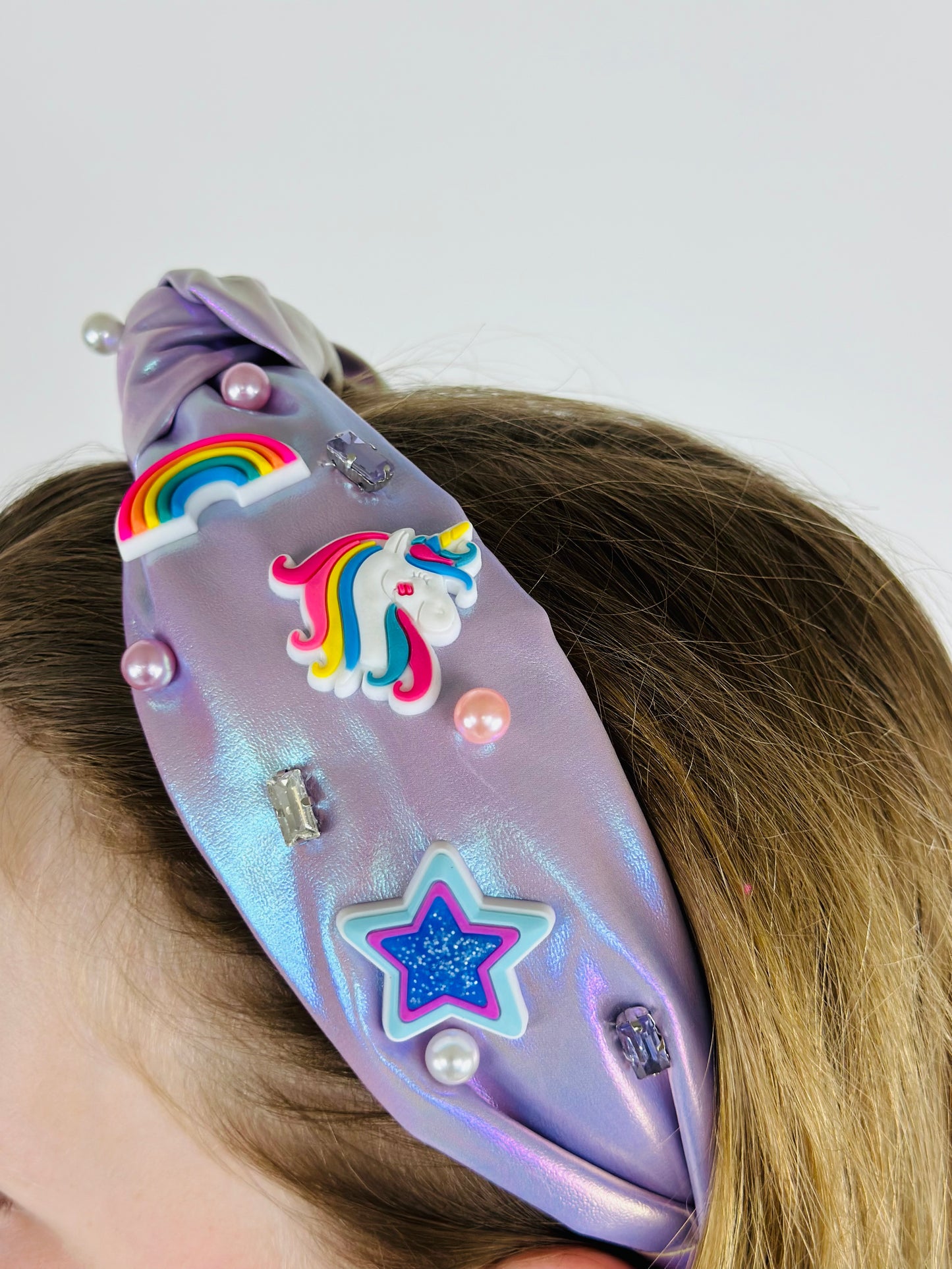 Galaxy Charm Knot Headband