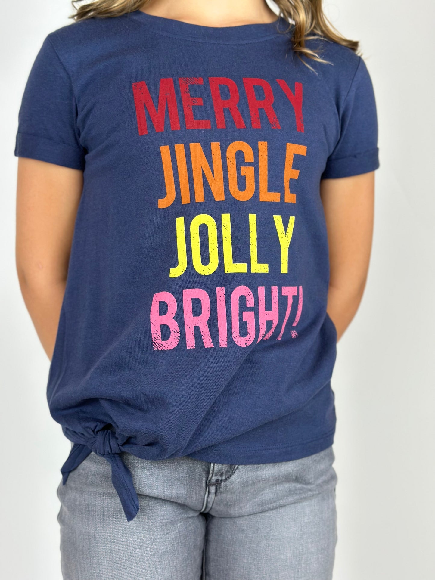 Merry Jingle Jolly Bright Graphic Tee