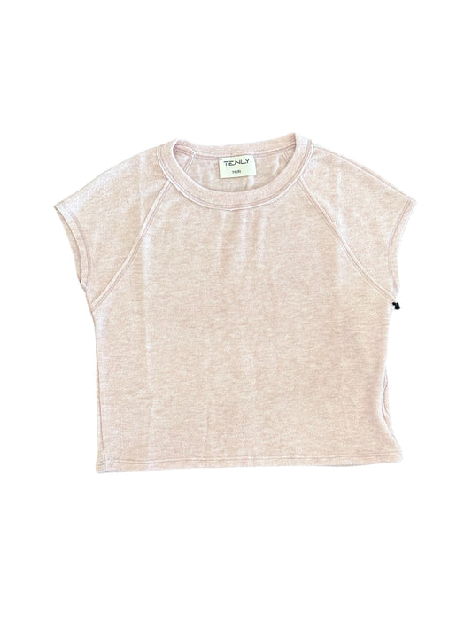 Tenly Hacci Jersey Short Sleeve Top - Blush Pink