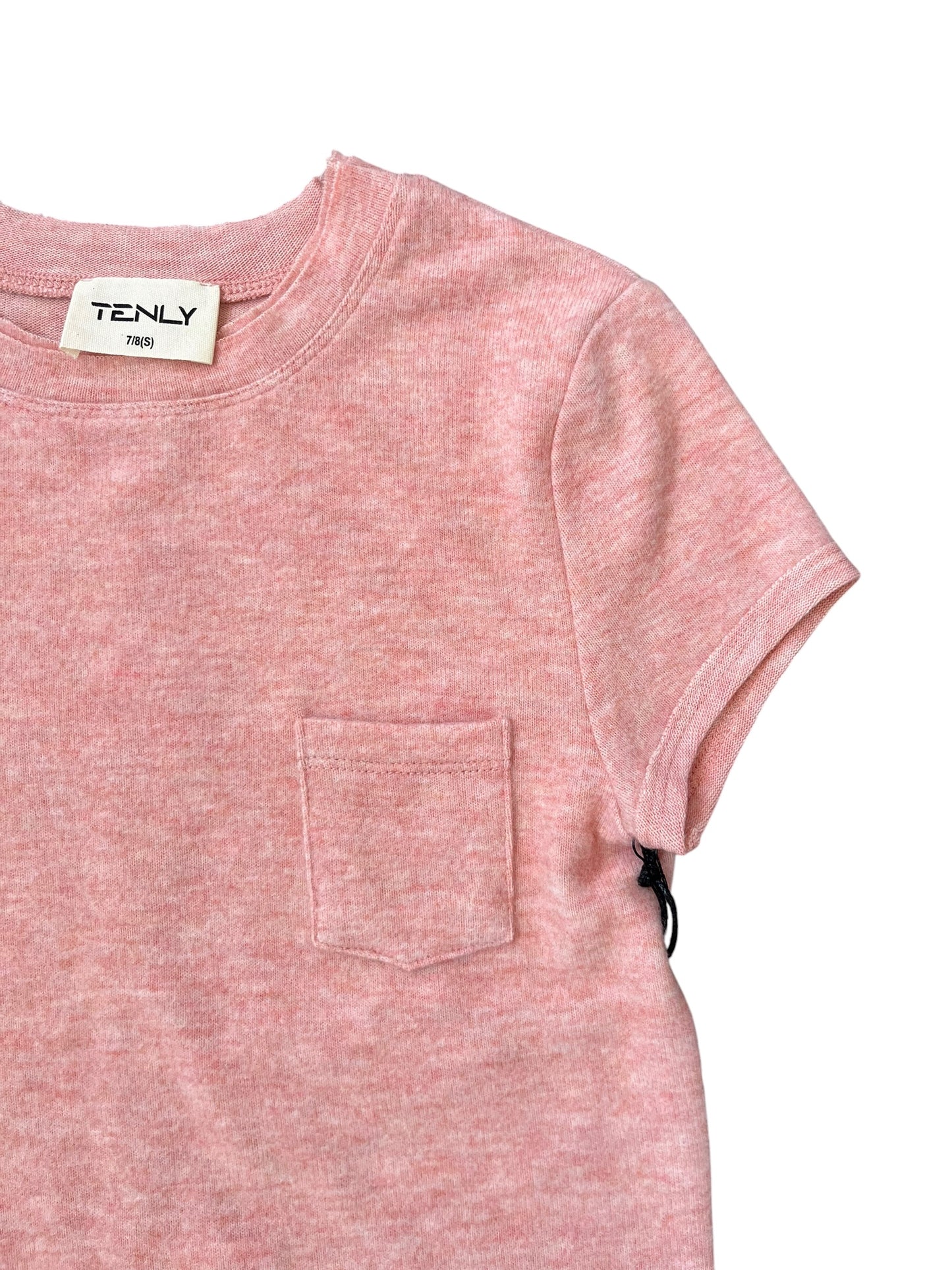 Tenly Hacci S/S Pocket Tee - Cranberry