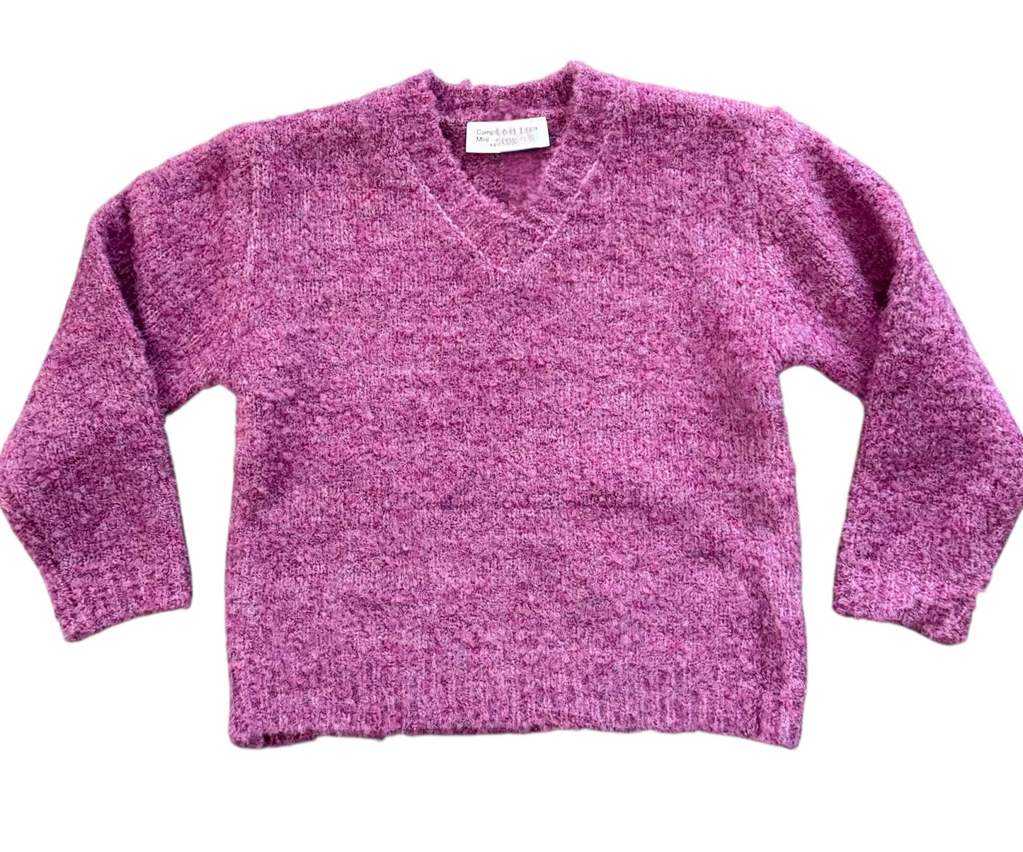 Ultra Cozy Sweater - Aubergine V Neck