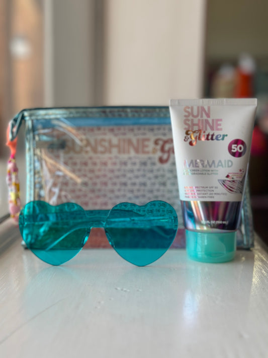 Sunshine & Glitter Mermaid SPF 50 Travel Gift Set