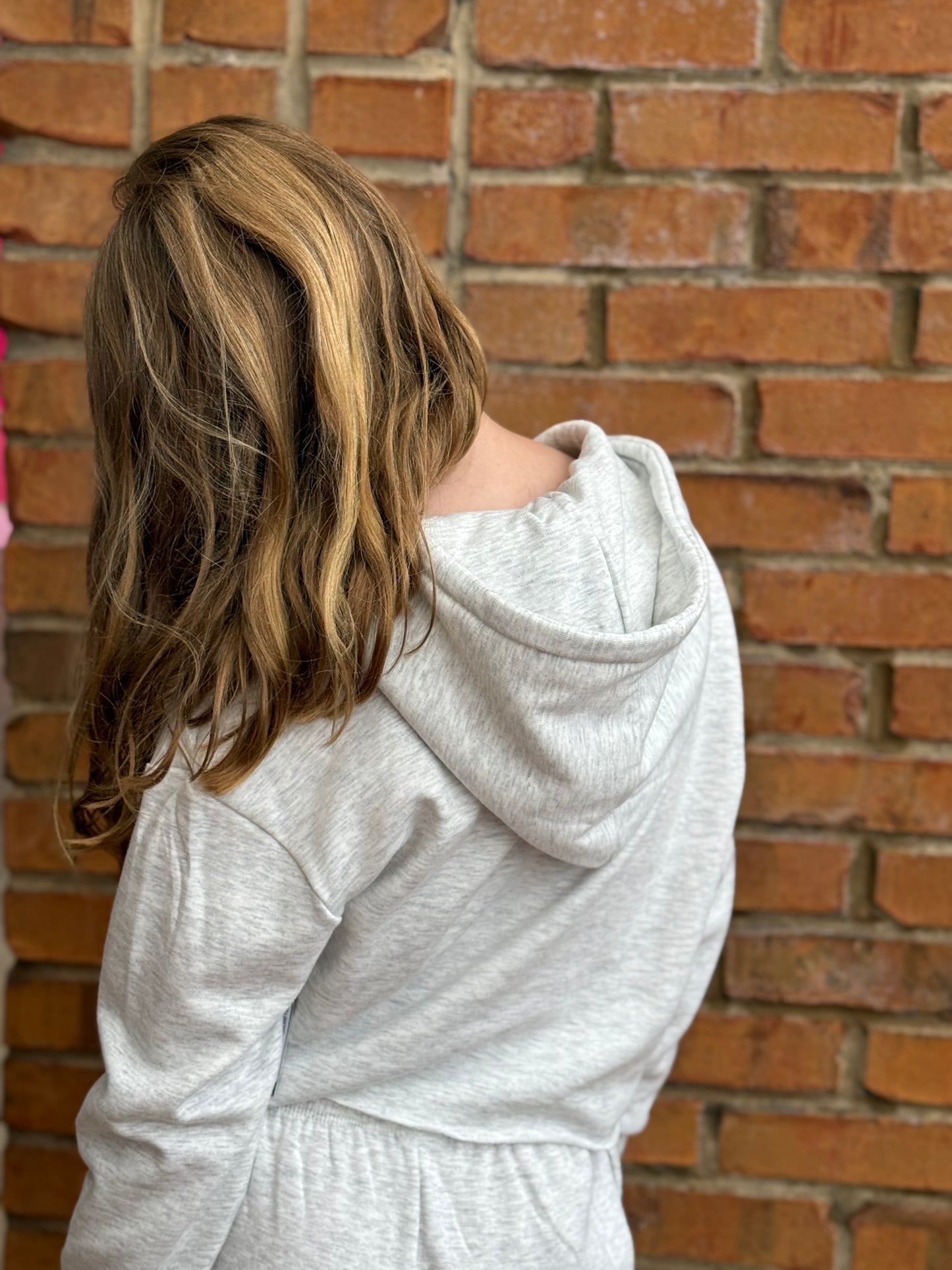 Cloud Hoodie with Raw Edge - Heather Grey