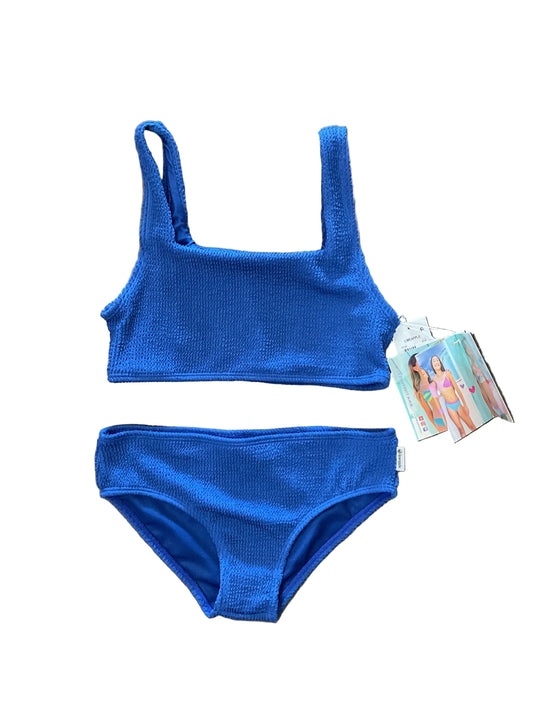 Fay Crinkle Tankini - Blue