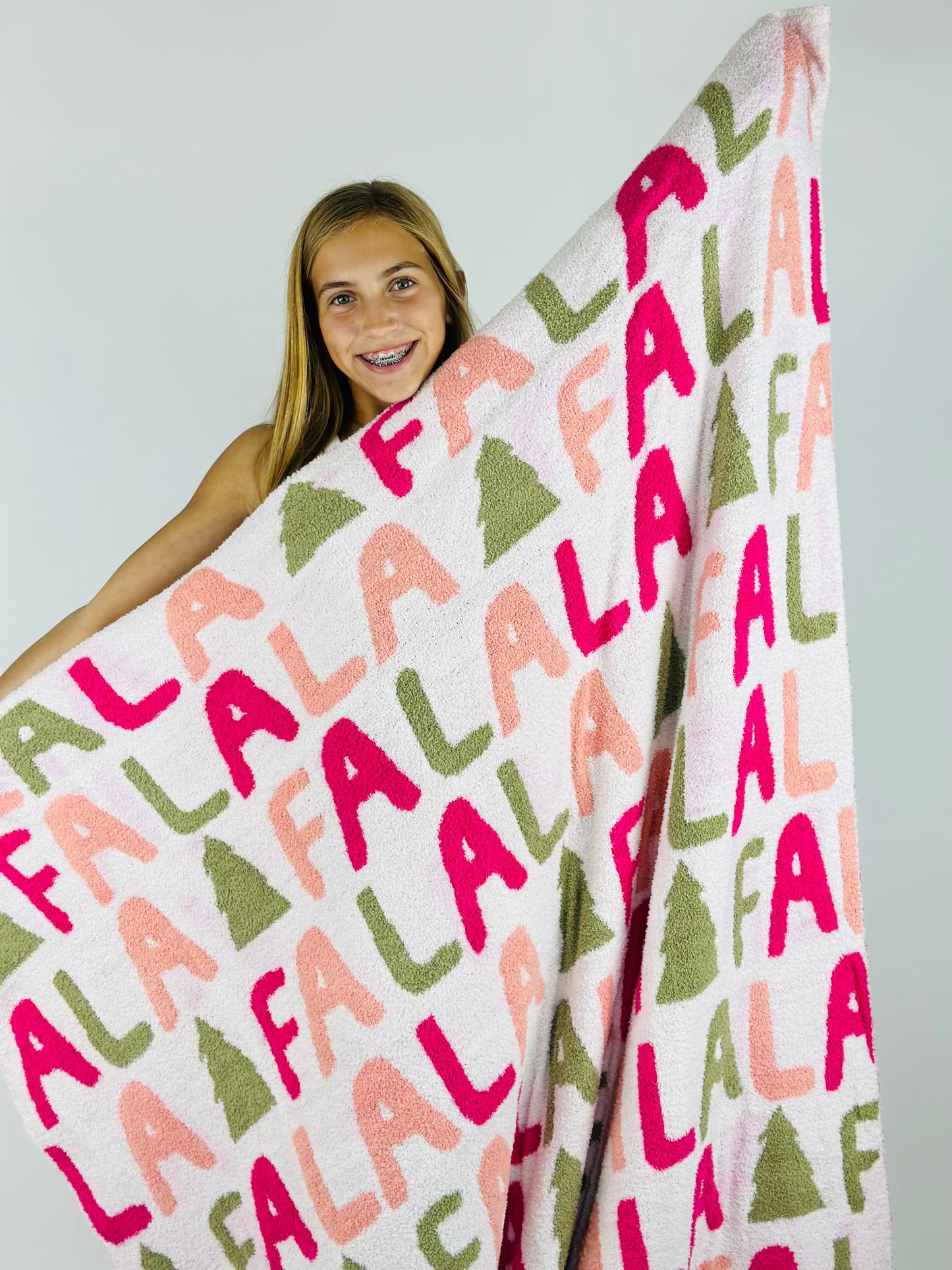 Cozy Dreams Luxe Blanket - Fa La La La