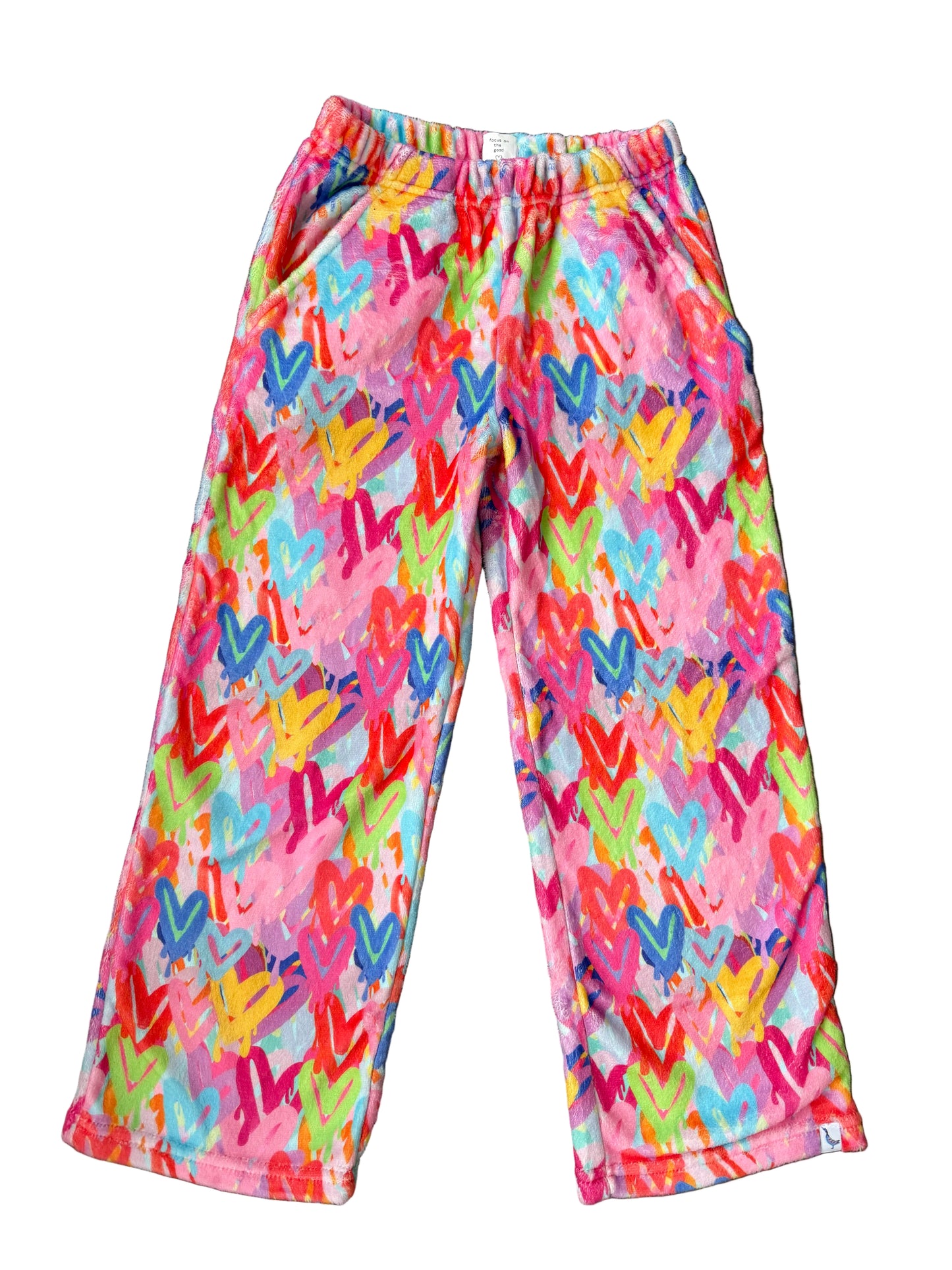Plush Graffiti Hearts Lounge Pant