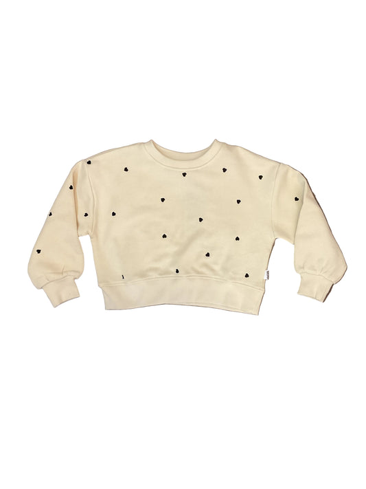 Miki Sweatshirt with Hearts