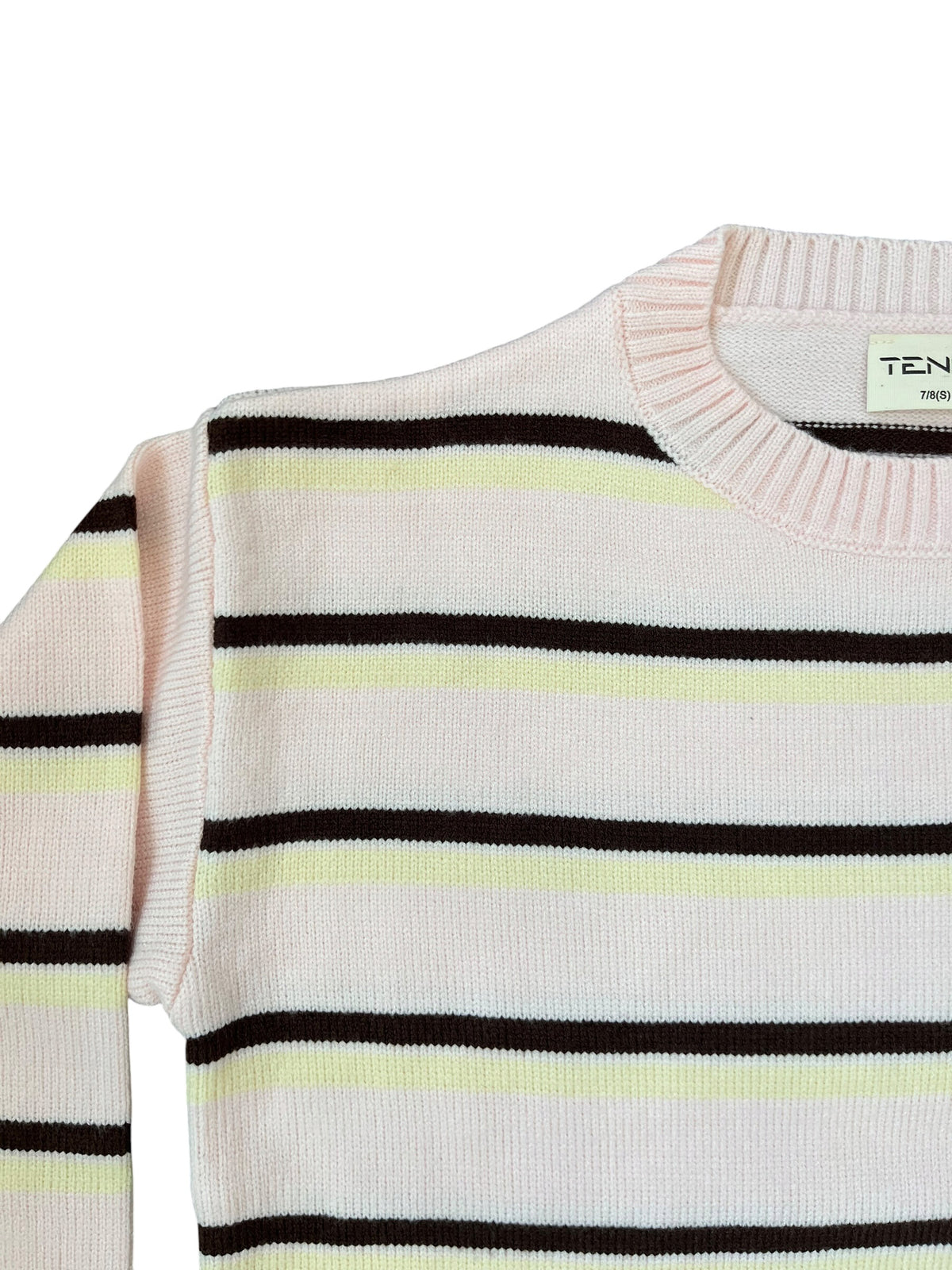 Tenly Striped Sweater - Pink Stripe