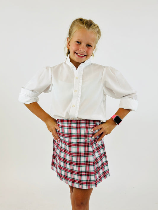 Claire Skirt in Highland Park Plaid