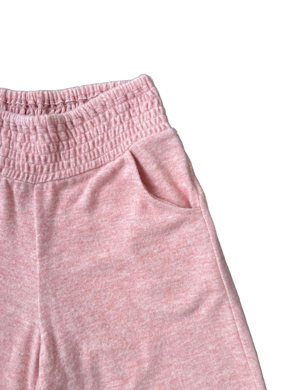 Tenly Hacci Smocked Waist Pant - Cranberry