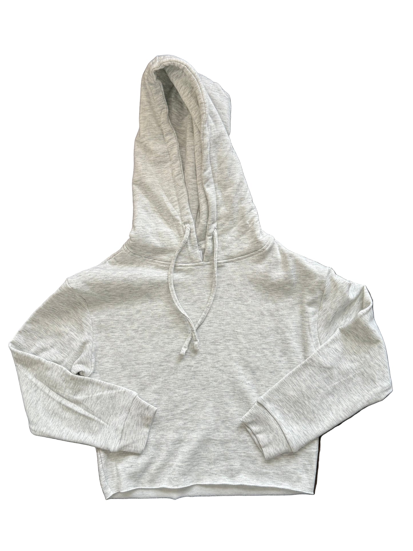 Cloud Hoodie with Raw Edge - Heather Grey